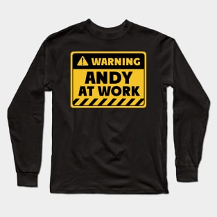 Andy at work Long Sleeve T-Shirt
